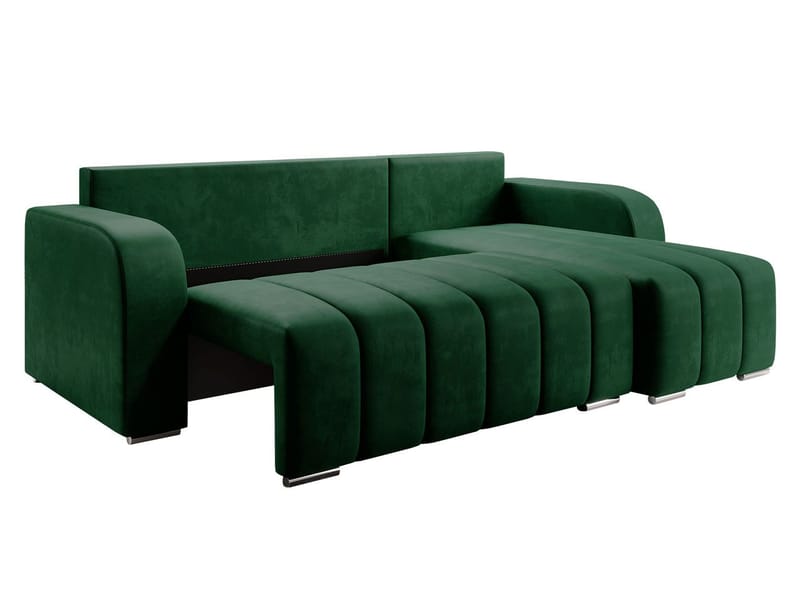 Zulueta 3-istuttava vuodesohva divaanilla - Lambi 04 (ruskea) - Huonekalut - Sohva - Vuodesohva