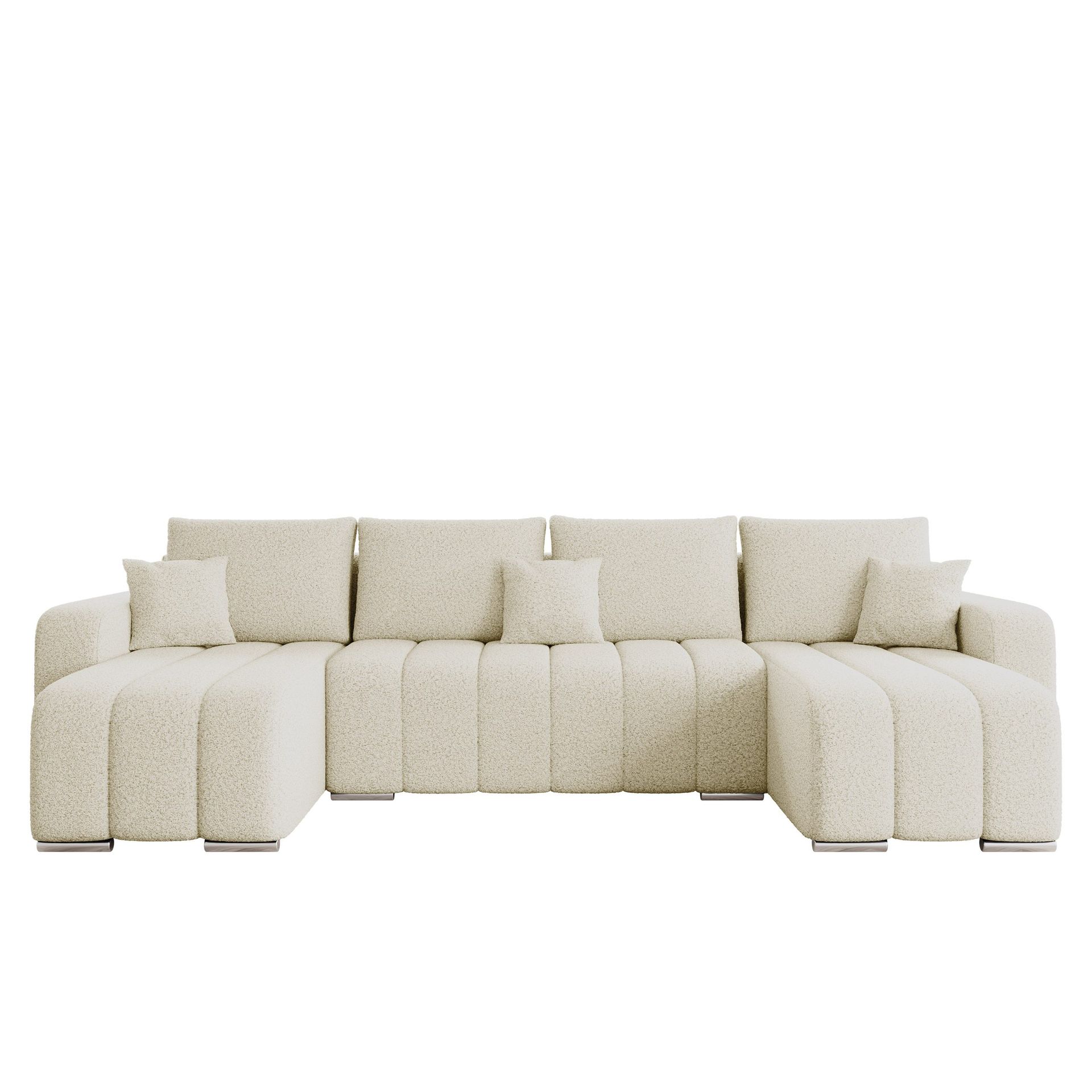 Zulueta 4-istuttava vuodesohva kaksinkertaisella divaanilla - beige