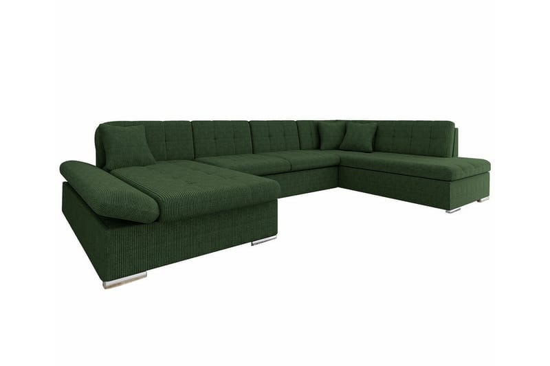 Zumar 4-sits Hörnbäddsoffa Dark green, undefined