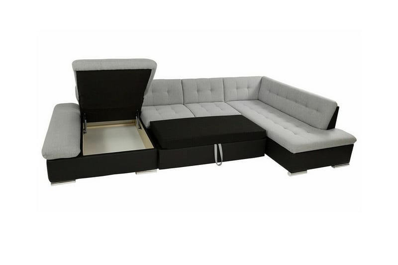 Zumar 4-sits Hörnbäddsoffa NO_BRAND beige - Huonekalut - Sohva - Vuodesohva