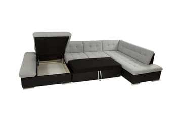 Zumar 5-sits Hörnbäddsoffa White - Huonekalut - Sohva - Vuodesohva