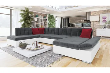 Zumar U-Vuodesohva 345x205x77 cm - Huonekalut - Sohva - Vuodesohva