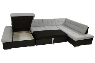 Zumar U-Vuodesohva 345x205x77 cm - Huonekalut - Sohva - Vuodesohva