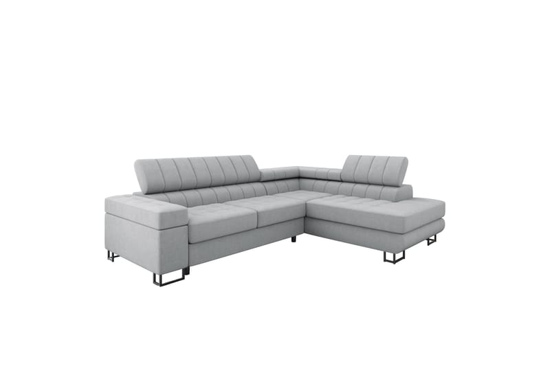 Warwick Vuodekulmasohva (lepotuoliosa), 3-istuttava - Harmaa - Huonekalut - Sohva - Vuodesohva