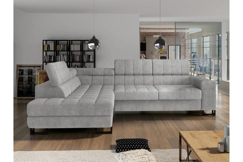 Warwick Vuodesohva 3-Istuttavalla Leposohvalla - Tumman Harmaa - Huonekalut - Sohva - Vuodesohva