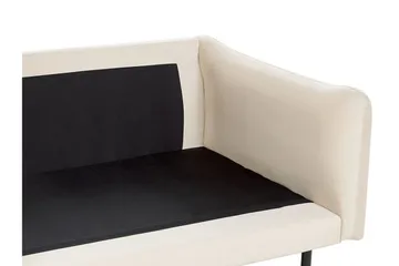 Woodal Kulmasohva 4-istuttava - Beige/Musta - Huonekalut - Sohva - Samettisohva