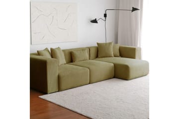 Yolo Sohva med Divan 6-sits - Khaki - Huonekalut - Sohva - Divaanisohva