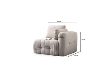Yvara Sohva 2-sits - Beige - Huonekalut - Sohva - Moduulisohva