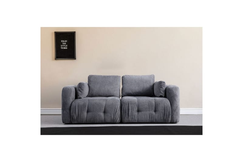 Yvara Sohva 2-sits - Harmaa - Huonekalut - Sohva - 2:n istuttava sohva