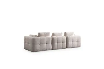 Yvara Sohva 3-sits - Beige - Huonekalut - Sohva - Moduulisohva