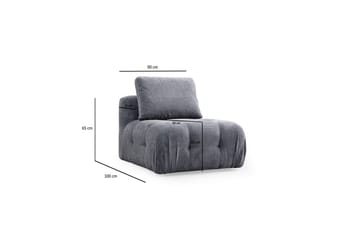Yvara Sohva 3-sits - Harmaa - Huonekalut - Sohva - Moduulisohva