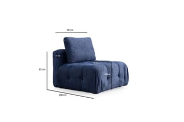 Yvara Sohva 3-sits - Laivastonsininen - Huonekalut - Sohva - Moduulisohva