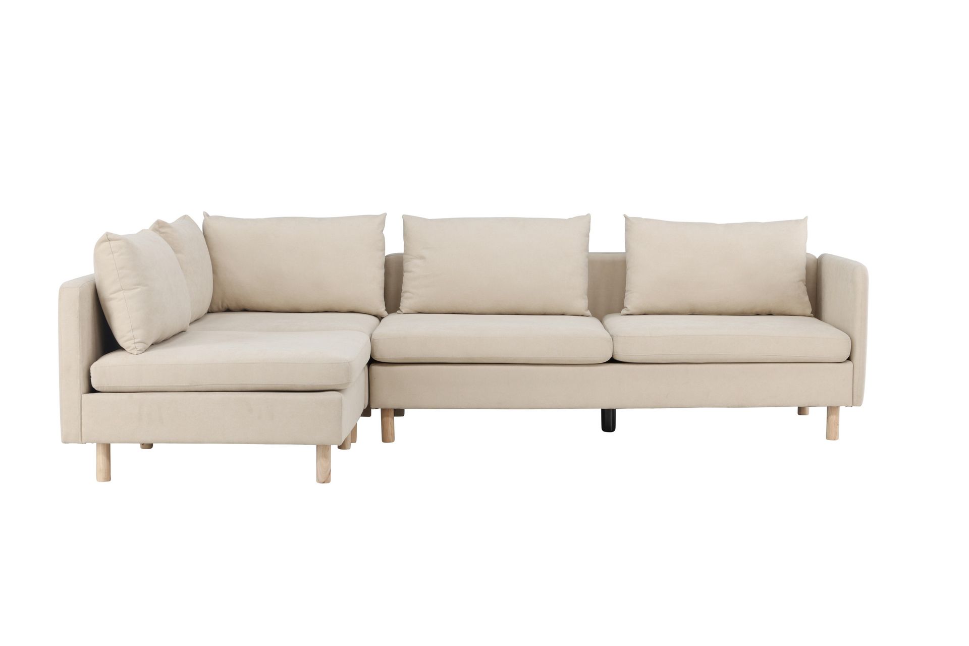 Zero Sohva 3 istuttavaa - Beige - Huonekalut - Sohva - Kulmasohva