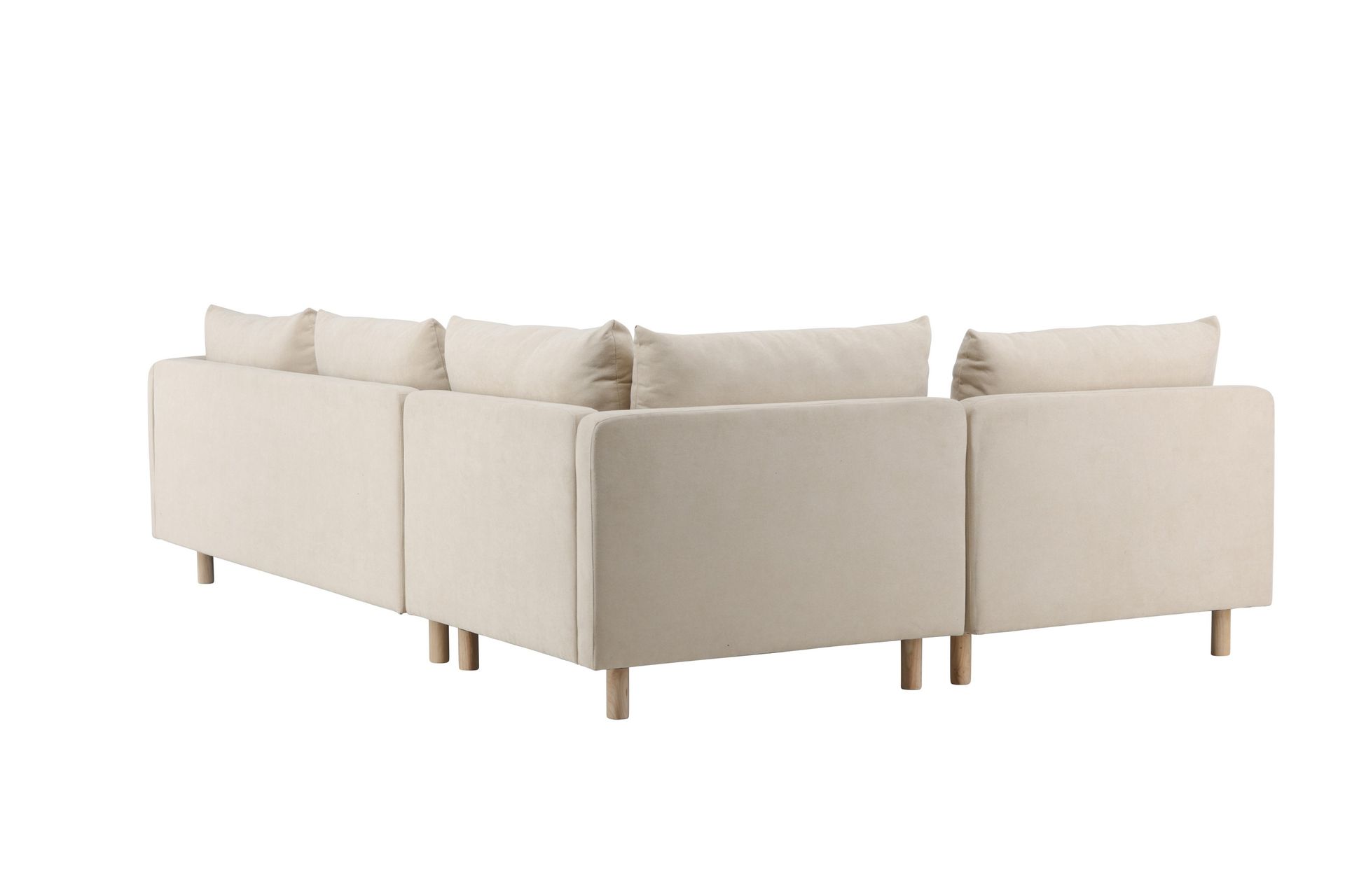 Zero Sohva 3 istuttavaa - Beige - Huonekalut - Sohva - Kulmasohva