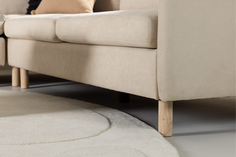 Zero Sohva 3 istuttavaa - Beige - Huonekalut - Sohva - Kulmasohva