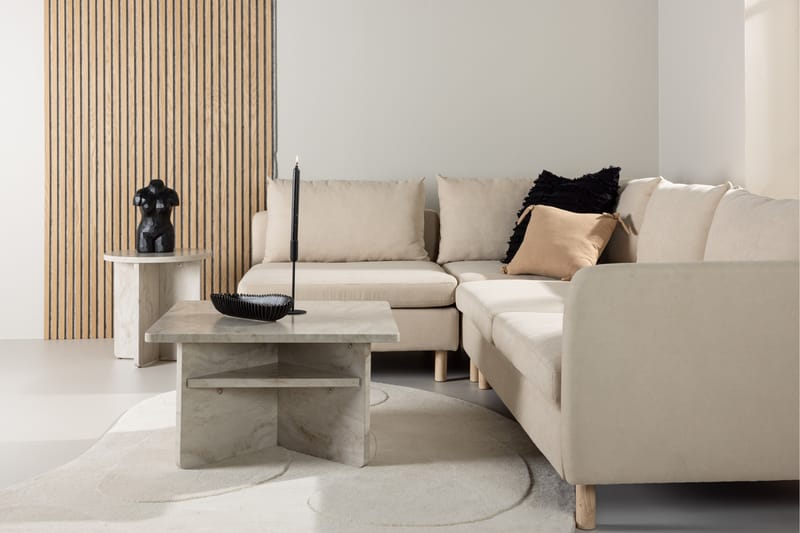 Zero Sohva 3 istuttavaa - Beige - Huonekalut - Sohva - Kulmasohva