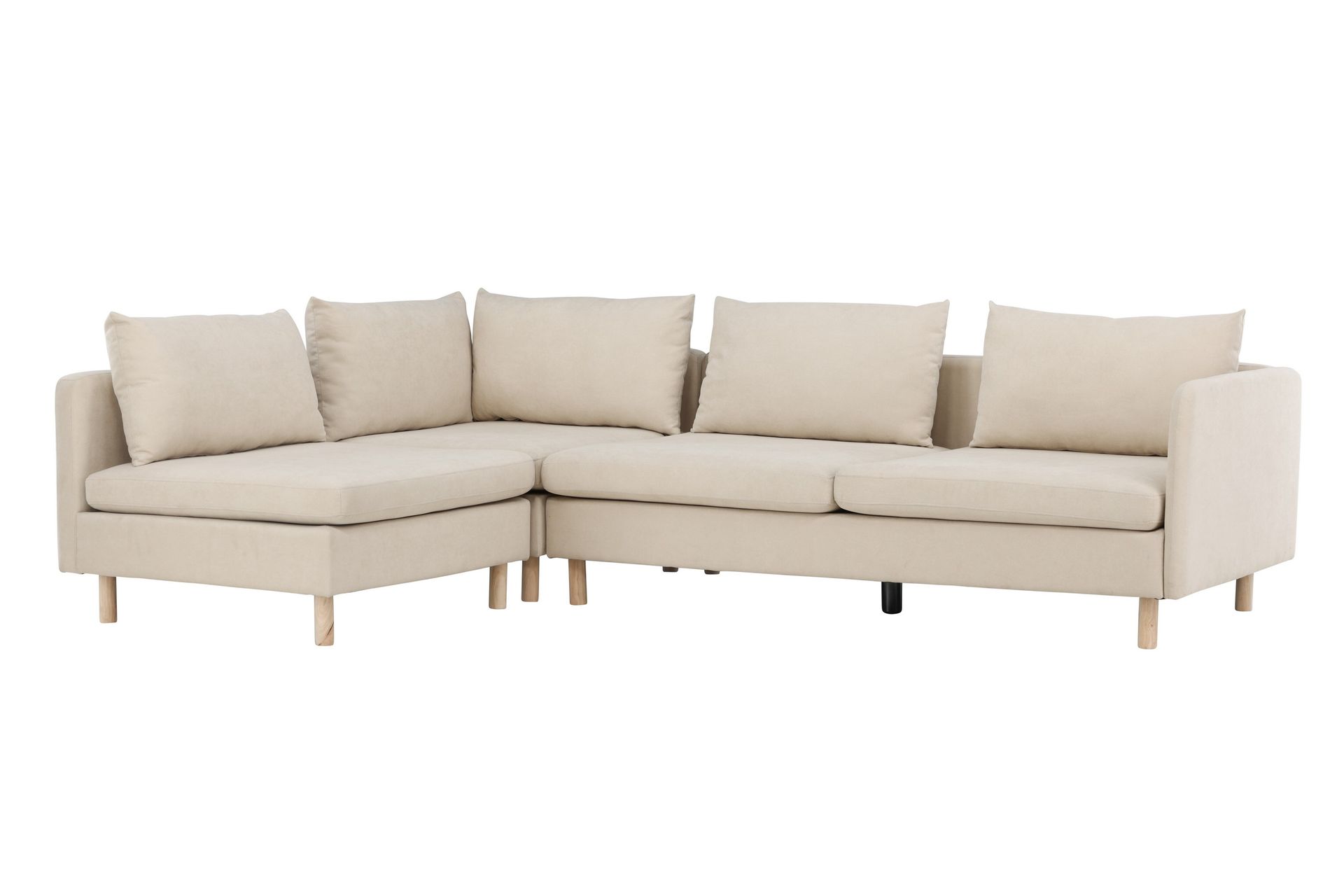 Zero Sohva 3 istuttavaa - Beige - Huonekalut - Sohva - Kulmasohva