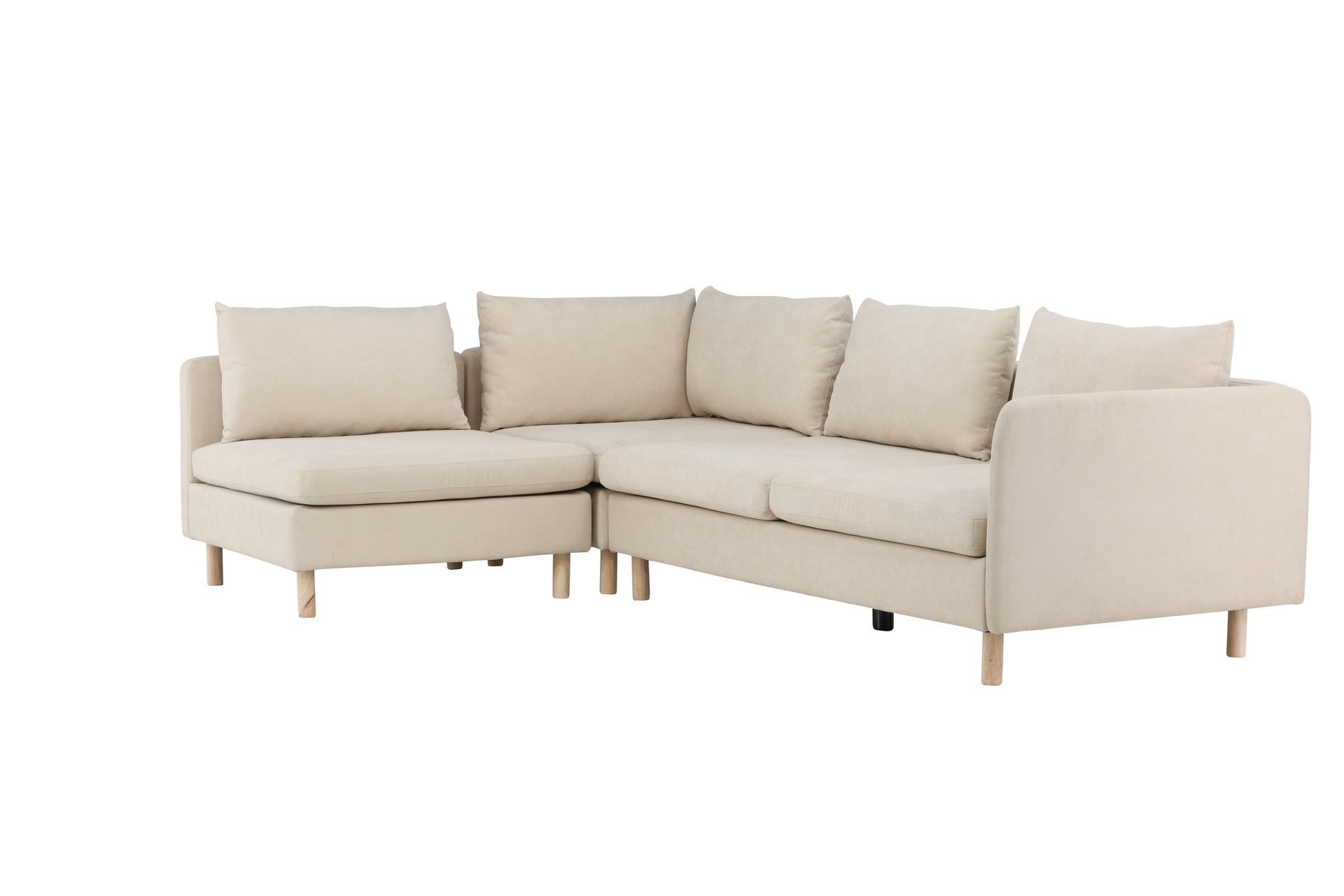 Zero Sohva 3 istuttavaa - Beige - Huonekalut - Sohva - Kulmasohva