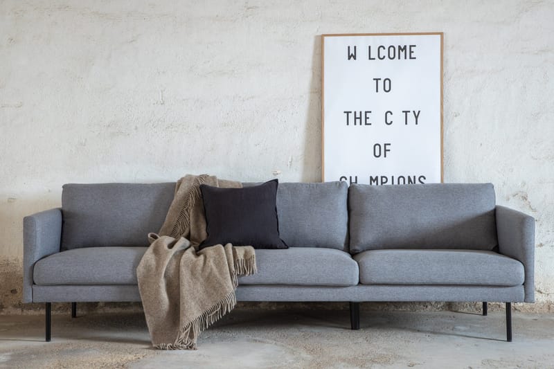 Zoom 3-istuttava Sohva - Harmaa - Huonekalut - Sohva - 3:n istuttava sohva