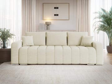 Zulueta 3-istuttava vuodesohva - beige - Huonekalut - Sohva - Vuodesohva - 3 istuttava vuodesohva