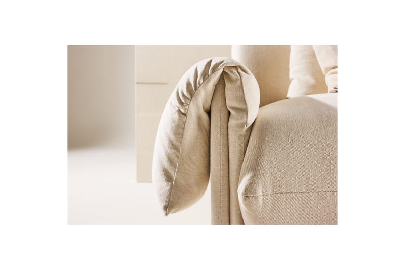 Tavallinen sohva ilman divaania ja šezlongia VIND Sohva VIND 3-istuttava Mollösund 237x95x82 cm beige Beige - Huonekalut - Sohva - 3:n istuttava sohva