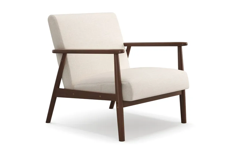 Ängsbro-nojatuoli, kangasverhoilu, Beige