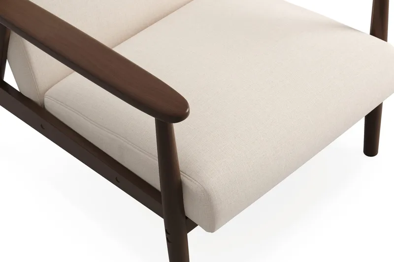 Ängsbro Nojatuoli Kangas - Beige - Huonekalut - Tuoli & nojatuoli - Nojatuoli & lepotuoli