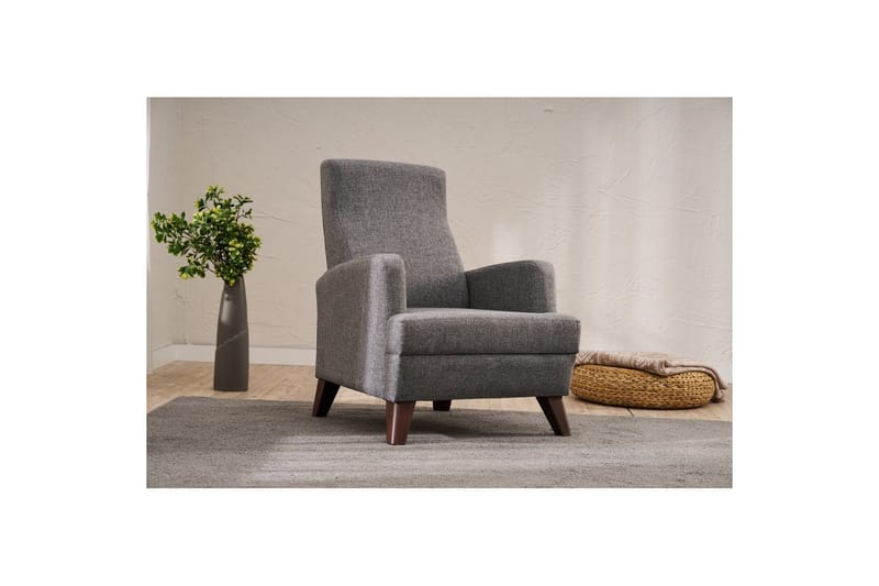 1-istuttava sohva Iroulport Harmaa - Harmaa - Huonekalut - Tuoli & nojatuoli - Nojatuoli & lepotuoli