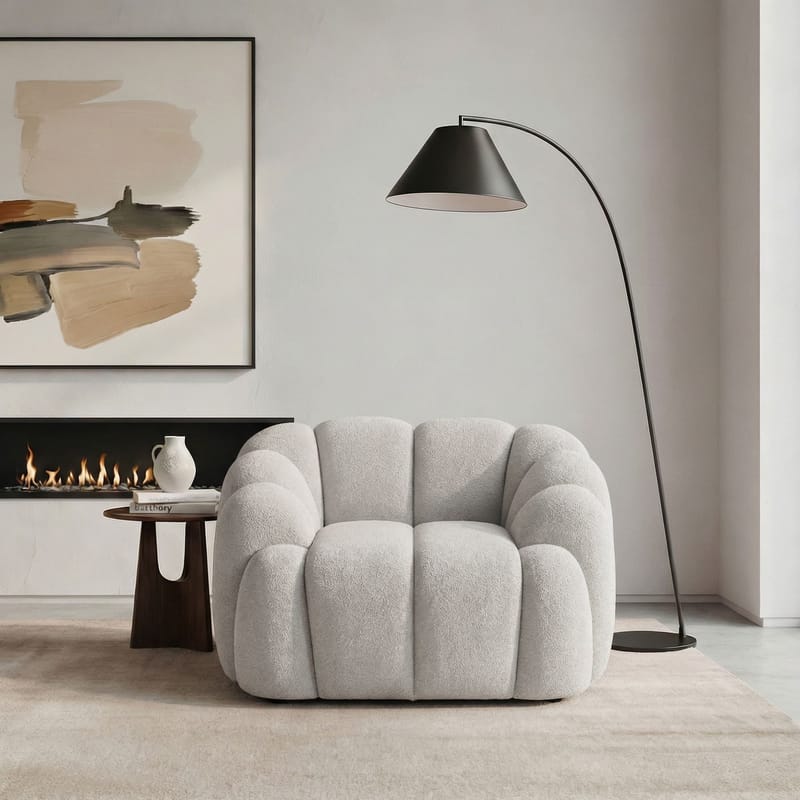1-Seat Sofa Atelier Del Sofa Valkoinen - Huonekalut - Tuoli & nojatuoli - Nojatuoli & lepotuoli