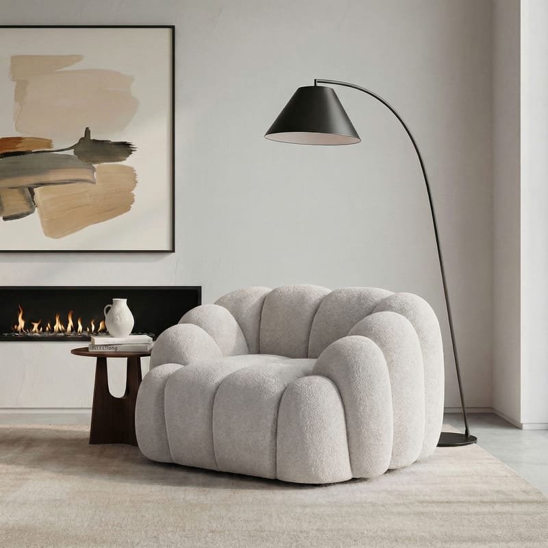 1-Seat Sofa Atelier Del Sofa Valkoinen - Huonekalut - Tuoli & nojatuoli - Nojatuoli & lepotuoli