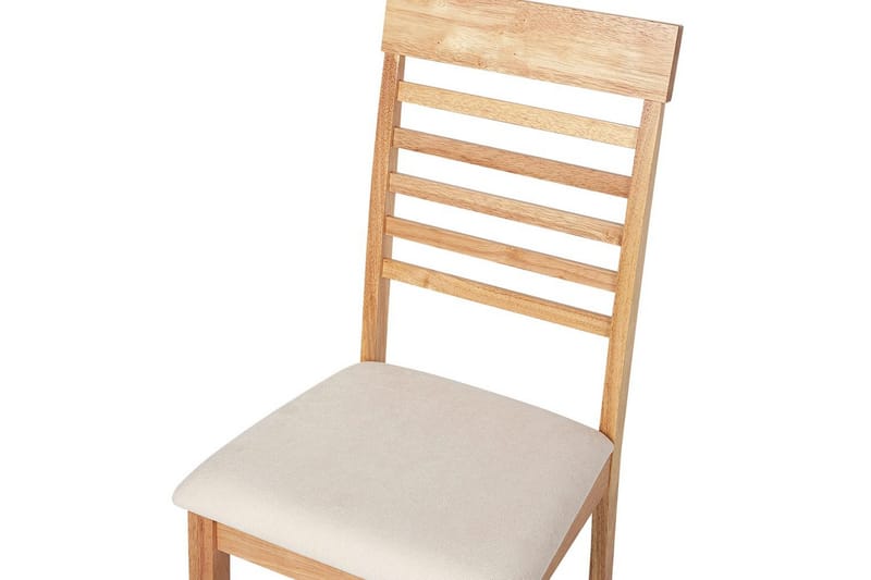 2 kpl Ortley-ruokapöydän tuoleja - Vaalea puu, beige - Huonekalut - Tuoli & nojatuoli - Ruokapöydän tuolit