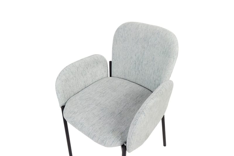 2 ruokatuolia Albee - Mintunvihreä, Musta - Huonekalut - Tuoli & nojatuoli - Ruokapöydän tuolit