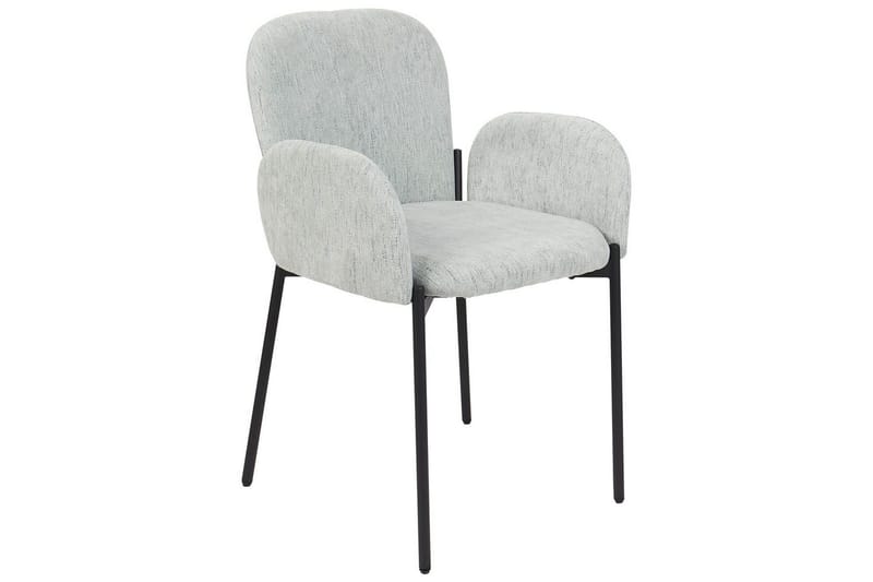 2 ruokatuolia Albee - Mintunvihreä, Musta - Huonekalut - Tuoli & nojatuoli - Ruokapöydän tuolit