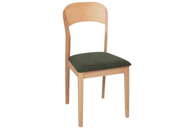 2 ruokatuolia Alvin - Vaalea puu, vihreä - Huonekalut - Tuoli & nojatuoli - Ruokapöydän tuolit