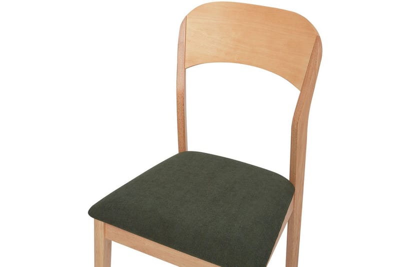 2 ruokatuolia Alvin - Vaalea puu, vihreä - Huonekalut - Tuoli & nojatuoli - Ruokapöydän tuolit