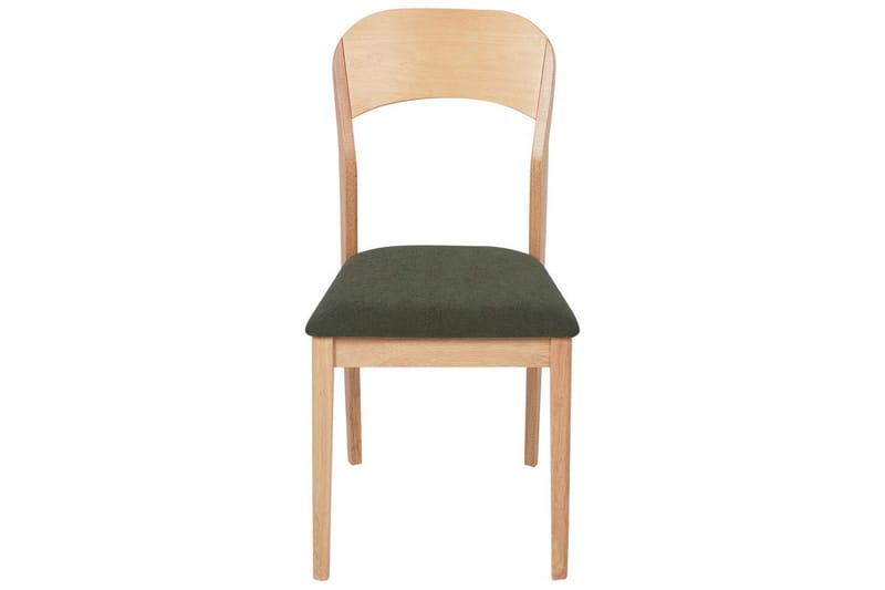 2 ruokatuolia Alvin - Vaalea puu, vihreä - Huonekalut - Tuoli & nojatuoli - Ruokapöydän tuolit