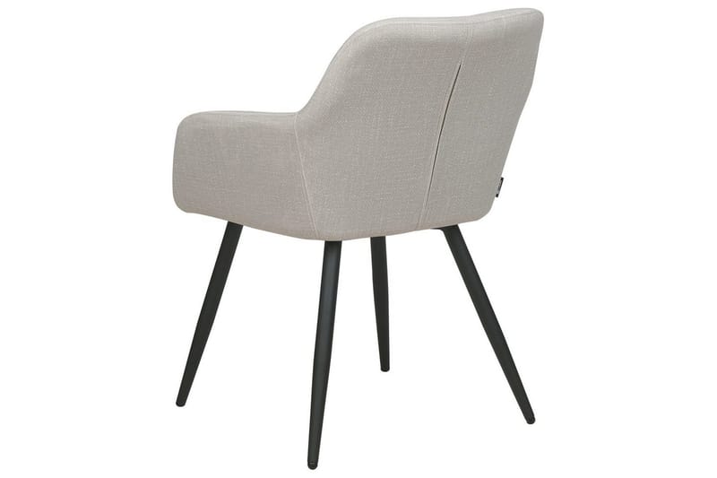 2 ruokatuolia Casmalia - Beige, musta - Huonekalut - Tuoli & nojatuoli - Ruokapöydän tuolit