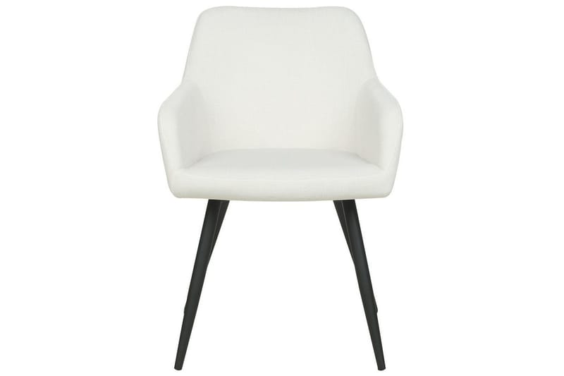 2 ruokatuolia Casmalia - Valkoinen, Musta - Huonekalut - Tuoli & nojatuoli - Ruokapöydän tuolit