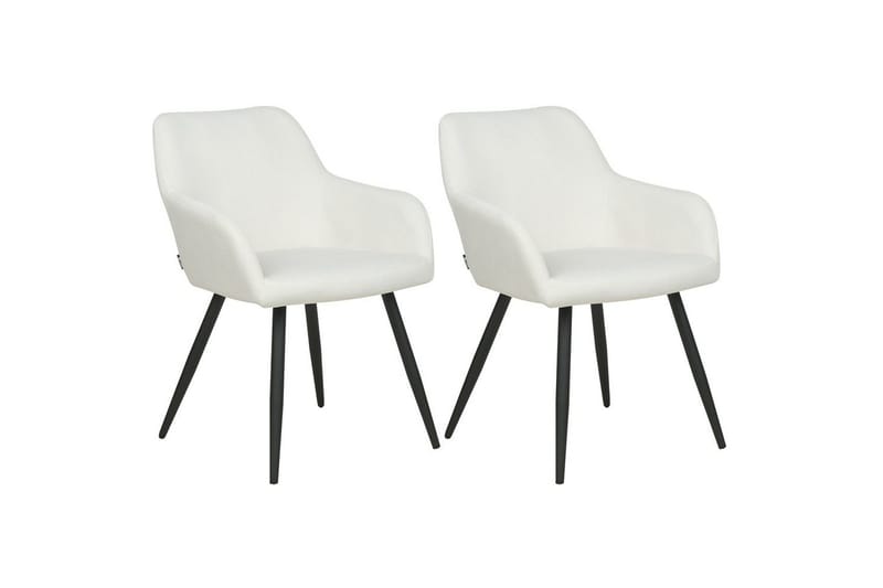 2 ruokatuolia Casmalia, Valkoinen, Musta