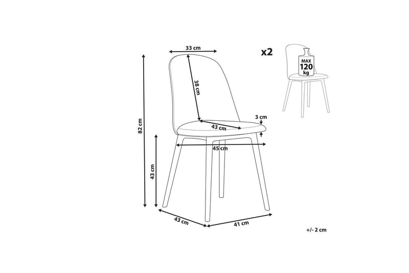 2 ruokatuolia Fomby - Huonekalut - Tuoli & nojatuoli - Ruokapöydän tuolit