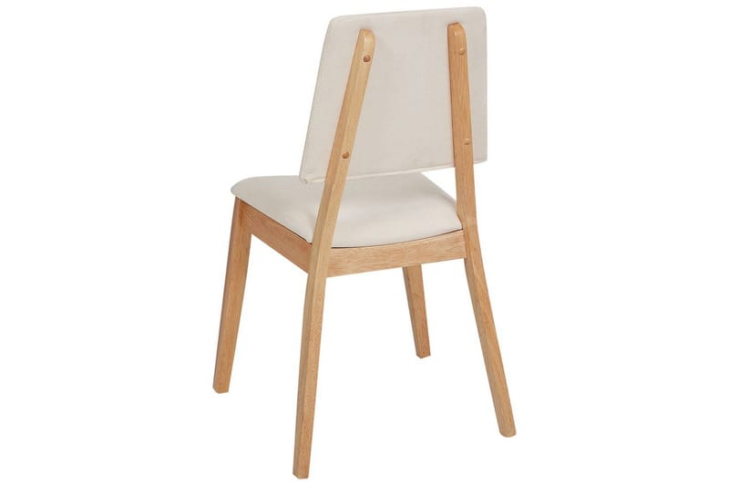2 ruokatuolia Merrill - Vaalea puu, beige - Huonekalut - Tuoli & nojatuoli - Ruokapöydän tuolit