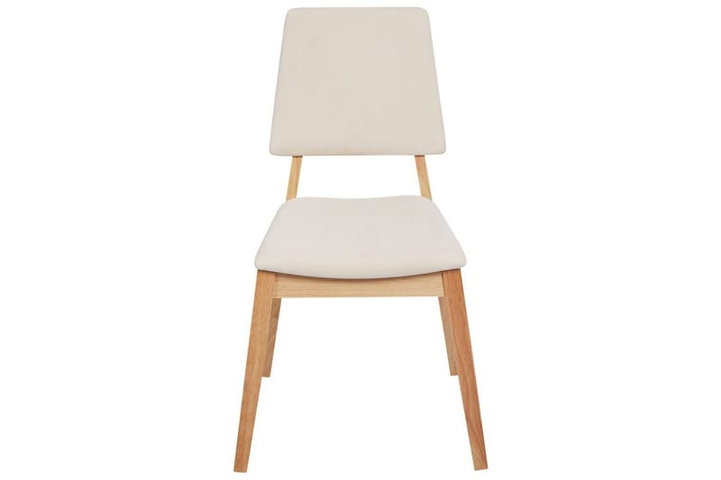 2 ruokatuolia Merrill - Vaalea puu, beige - Huonekalut - Tuoli & nojatuoli - Ruokapöydän tuolit