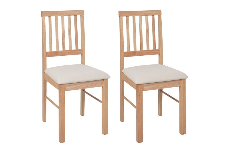 2 ruokatuolia Orono - Vaalea puu, beige - Huonekalut - Tuoli & nojatuoli - Ruokapöydän tuolit