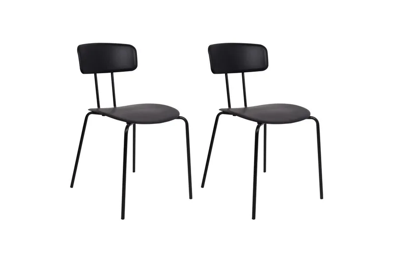 2 ruokatuolia Sibley, Musta