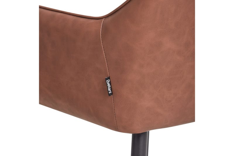 2 ruokatuolia Wellston - Ruskea, Musta - Huonekalut - Tuoli & nojatuoli - Ruokapöydän tuolit