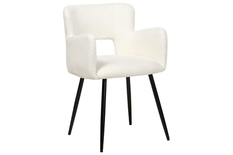 2 ruokatuolin Bouclé-setti Sanilac - Huonekalut - Tuoli & nojatuoli - Ruokapöydän tuolit