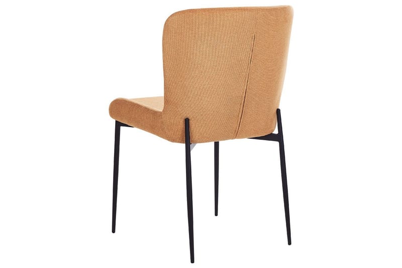 2 ruokatuolin setti Ada - Oranssi, musta - Huonekalut - Tuoli & nojatuoli - Ruokapöydän tuolit