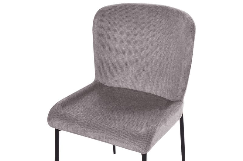 2 ruokatuolin setti Ada - Tummanharmaa, musta - Huonekalut - Tuoli & nojatuoli - Ruokapöydän tuolit