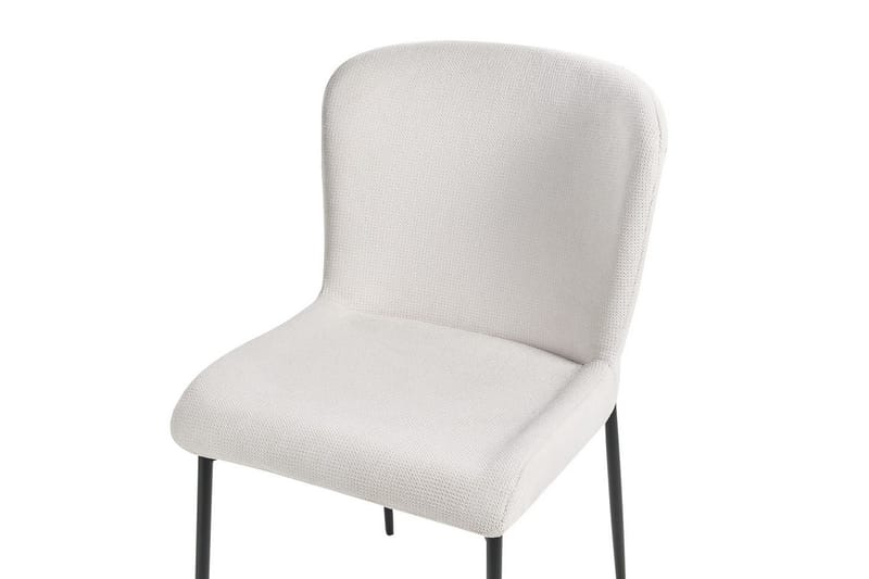 2 ruokatuolin setti Ada - Valkoinen, Musta - Huonekalut - Tuoli & nojatuoli - Ruokapöydän tuolit