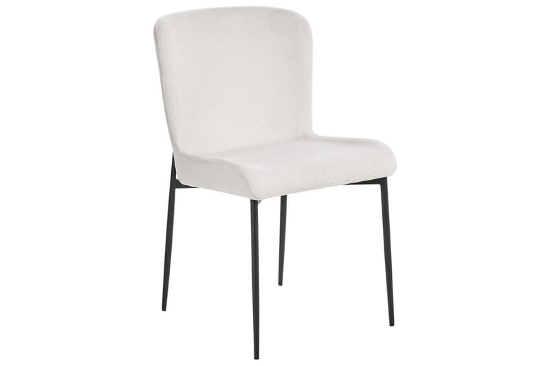 2 ruokatuolin setti Ada - Valkoinen, Musta - Huonekalut - Tuoli & nojatuoli - Ruokapöydän tuolit